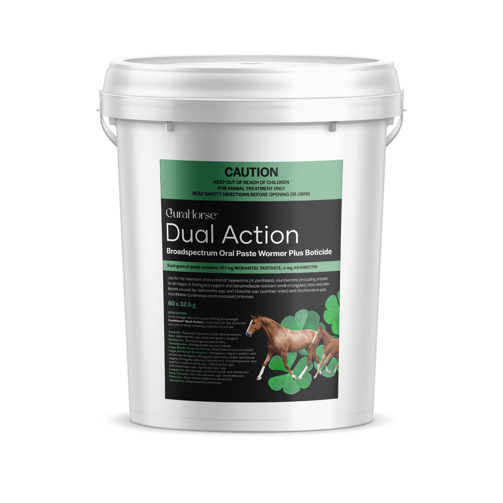 CuraHorse® Dual Action Oral Paste Wormer Bucket of 60 EquaCare